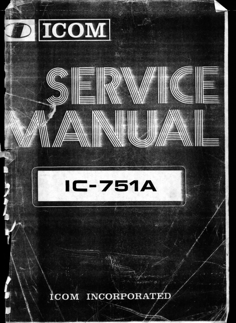 ICOM艾可慕IC-751A_serv维修手册含电器原理图_other