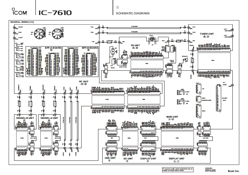 ICOM艾可慕IC-7610_电器原理图_AB4OJ
