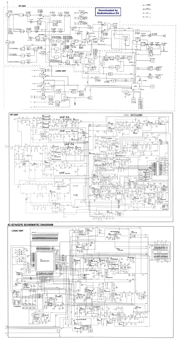 ICOM艾可慕IC-Q7A_E_电器原理图