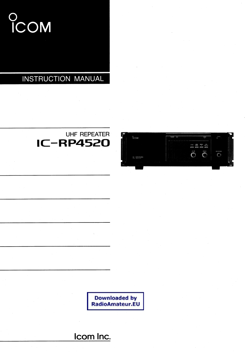 ICOM艾可慕IC-RP4520_user操作说明书手册-找手册网