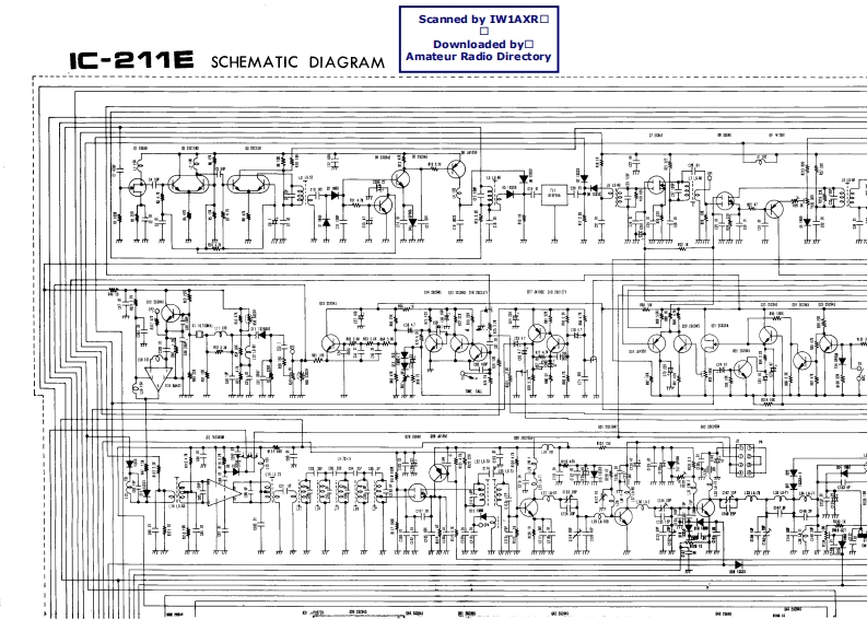 ICOM艾可慕IC211_电器原理图