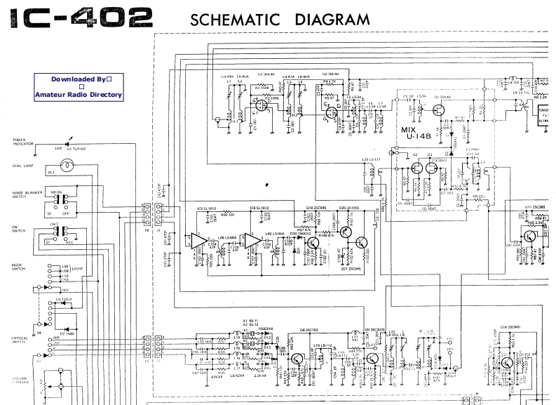 ICOM艾可慕IC402_电器原理图