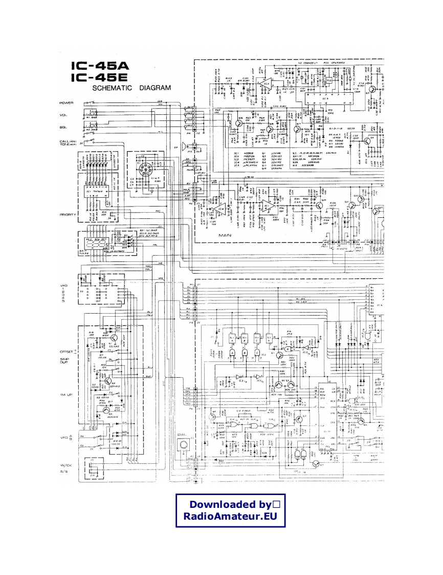 ICOM艾可慕IC45E_电器原理图