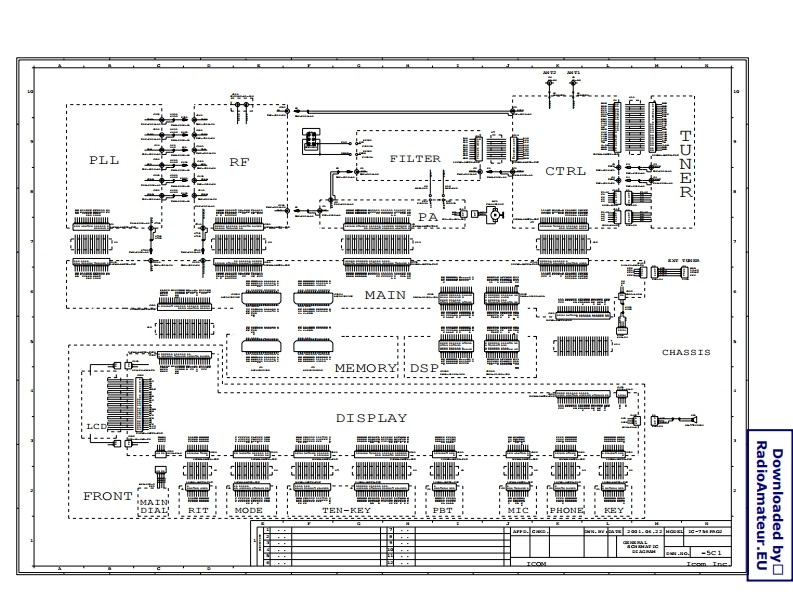 ICOM艾可慕IC756PROII_电器原理图