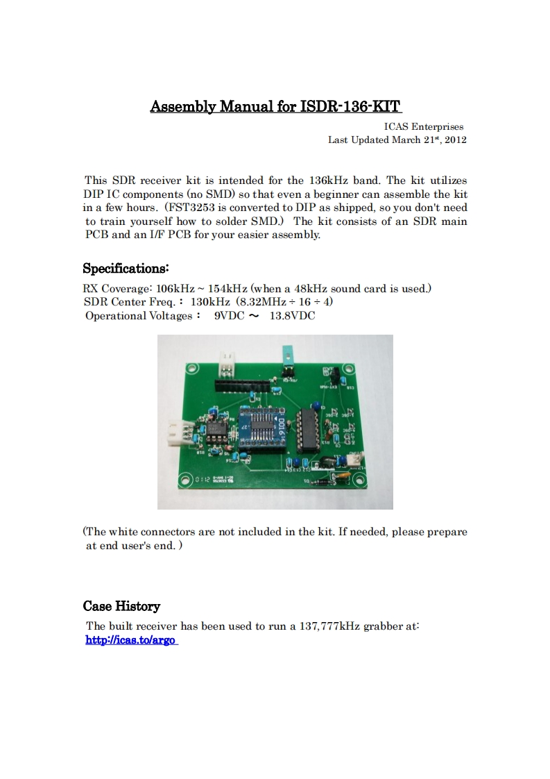 ICOM艾可慕ICAS_ISDR-136-Kit_user操作说明书手册