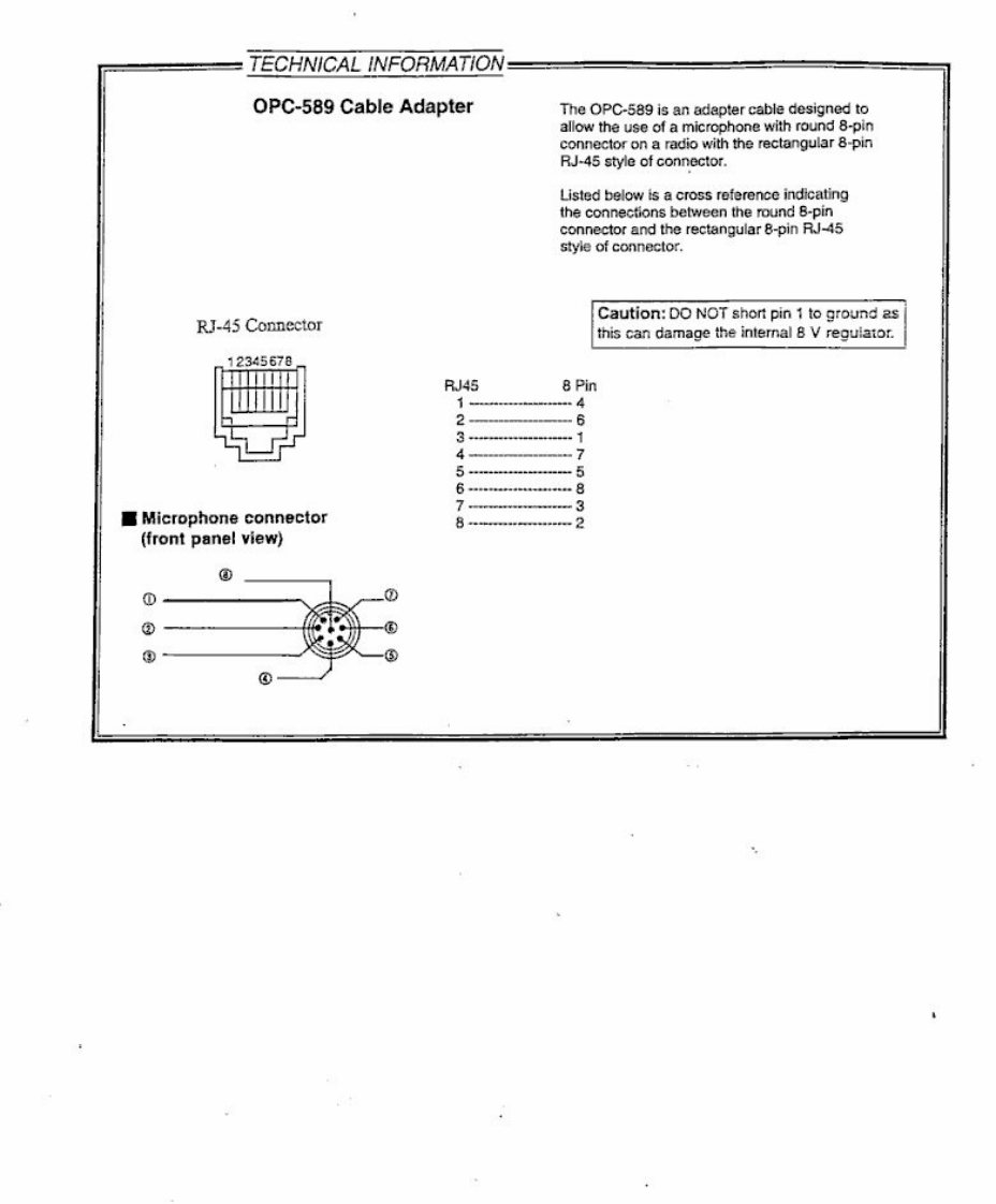 ICOM艾可慕Icom_OPC-589_电器原理图
