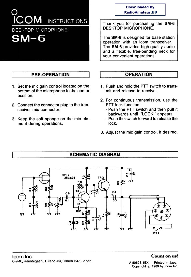 ICOM艾可慕Icom_SM维修手册含电器原理图-6_user操作说明书手册-找手册网