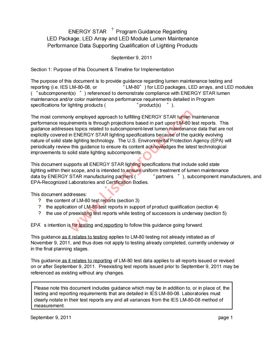 IES-LM-80-2011-Standard-Free-Download