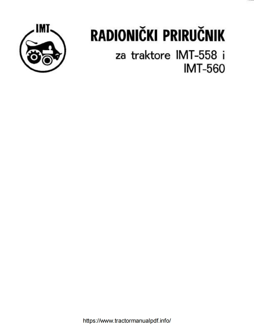 IMT-558-560-Tractors-Service-维修维护手册