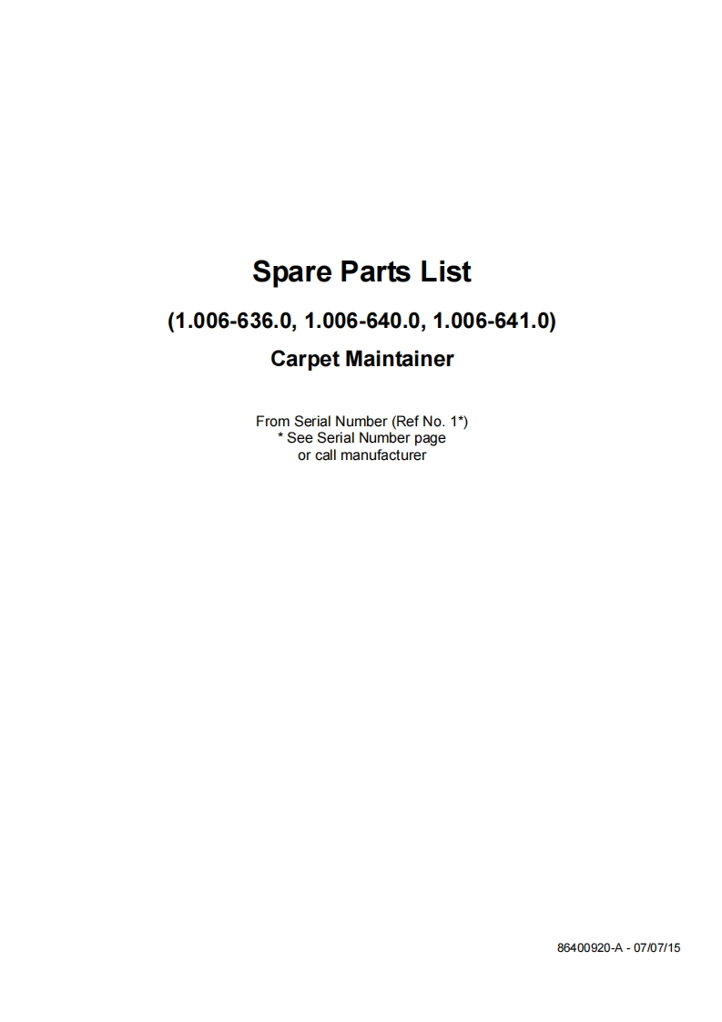 IMX17-parts维修零部件手册