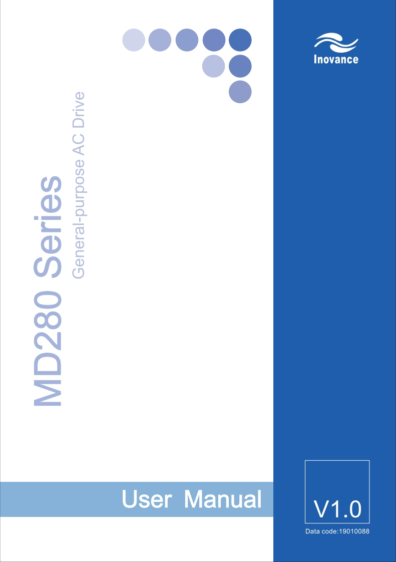 INOVANCE-MD280变频器操作说明书手册