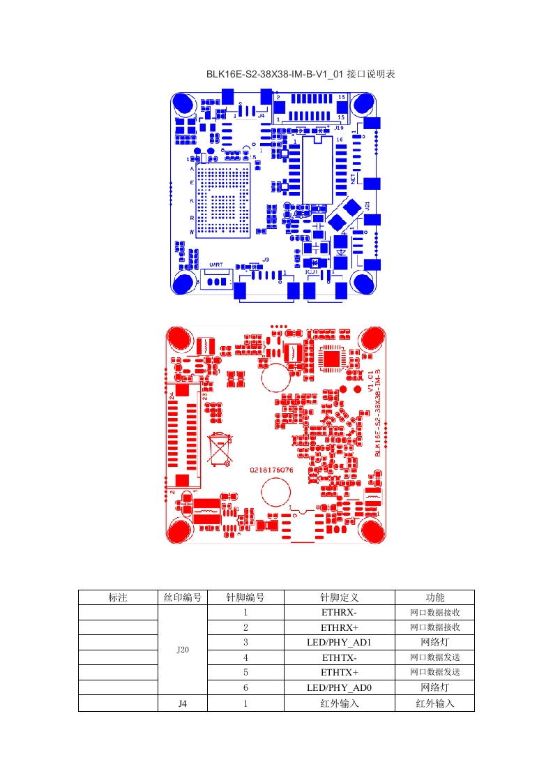 IPG-HP201NY-A-BLK16E-S2-38X38-IM-B-V1_01接口说明表