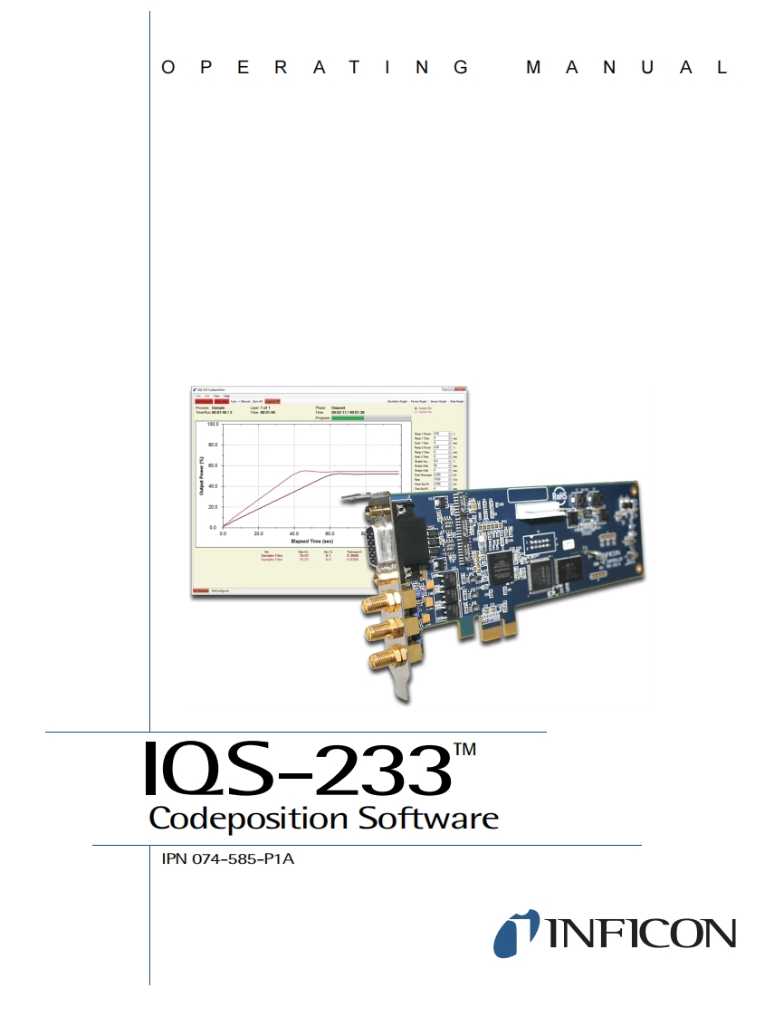 IQS-233CodepositionSoftware操作说明书手册(English)