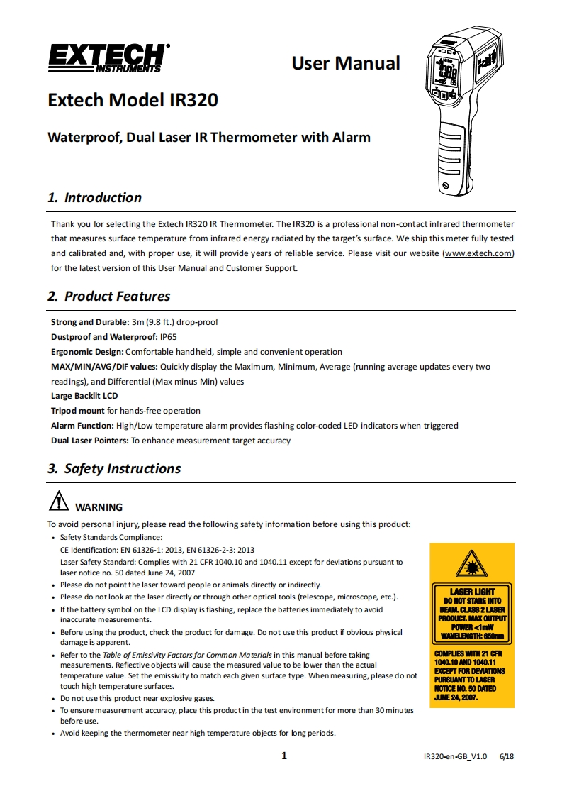 IR320_安装调试说明书手册-en