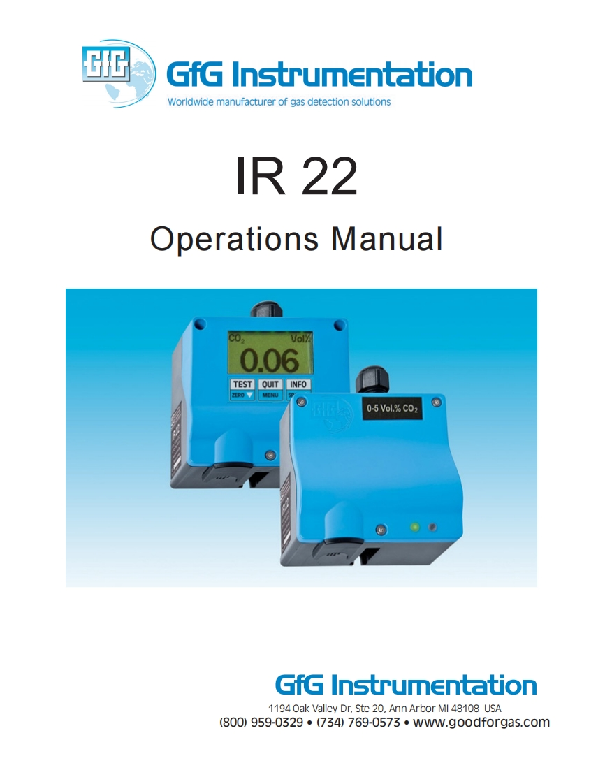 IR_22_手册说明书指南