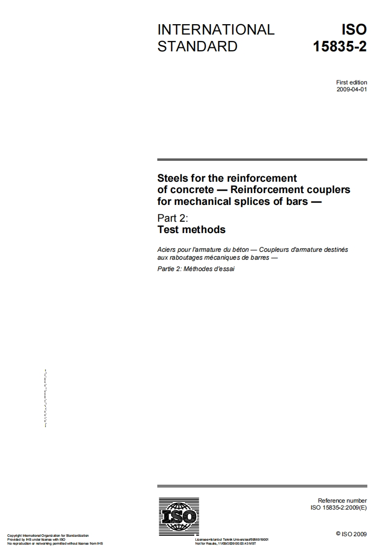 ISO-15835-2-reinforcement-couplers-test-methods