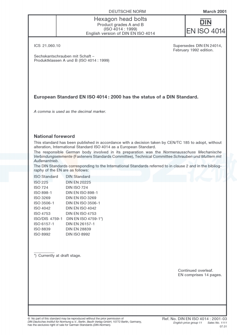 ISO4014