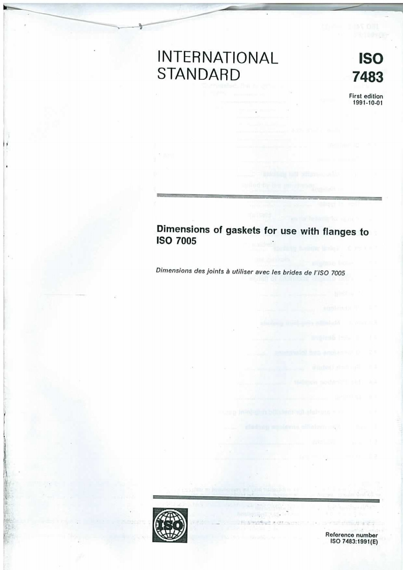 ISO7483.ПрокладкиуплотнительныедляфланцевпоISO7005