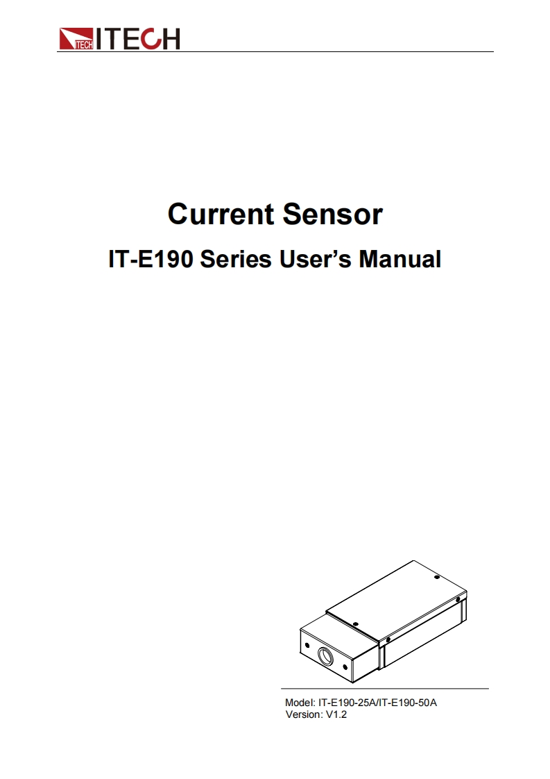IT-E190-操作说明书手册-EN操作说明书手册