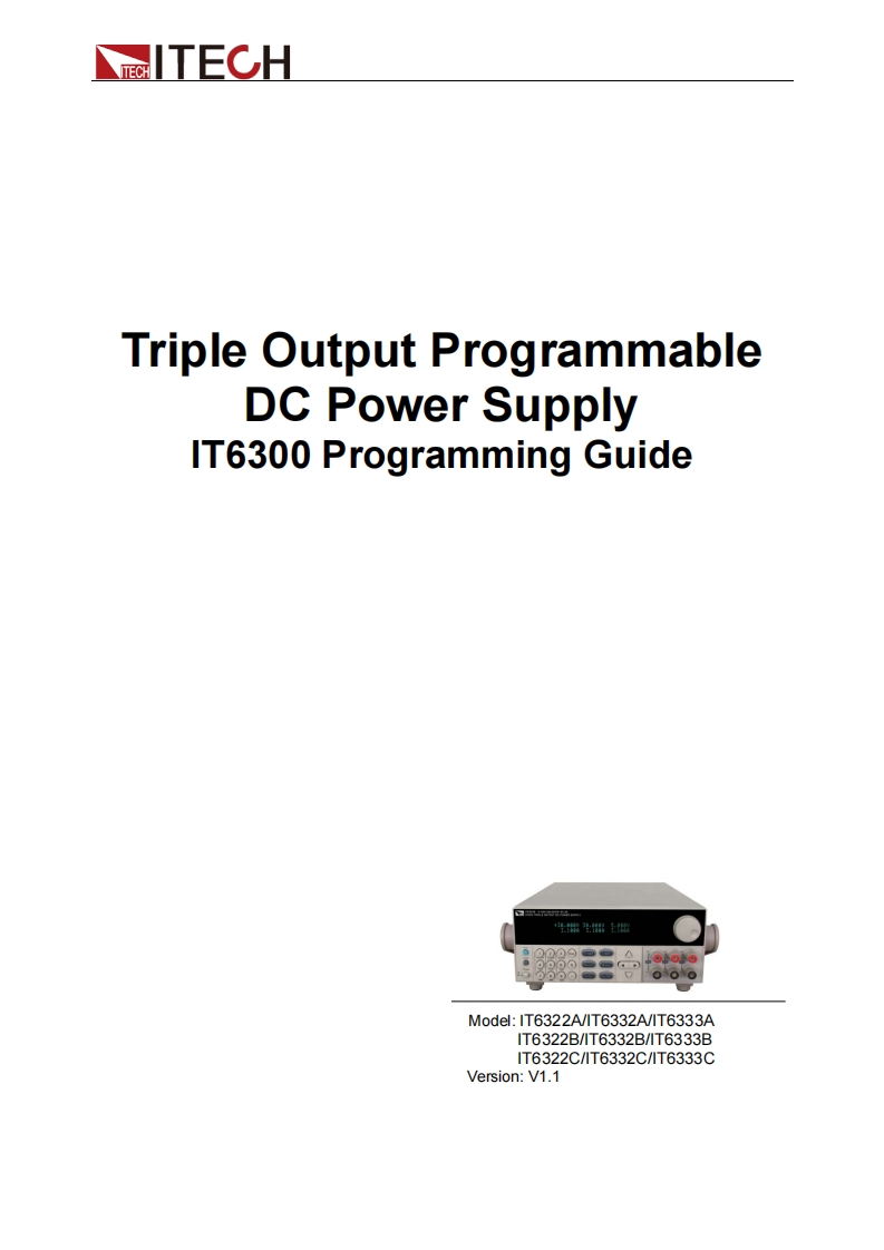 ITECH_IT6300_编程操作说明书手册