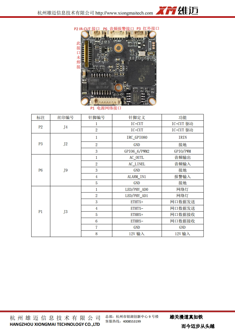 IVG-83HG50PS-S接口说明
