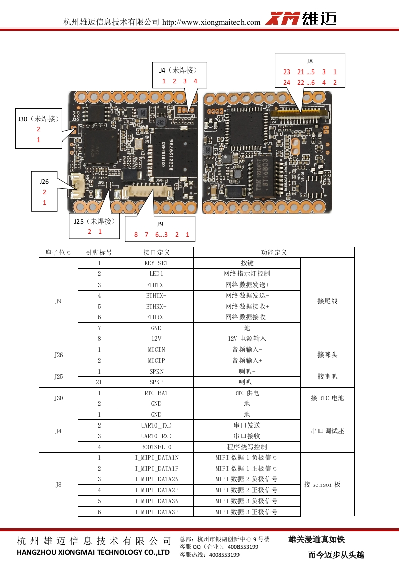 IVG-83X50PS-B接口说明