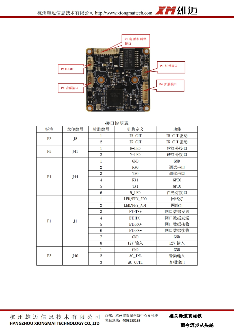IVG-85X30PSA-ST接口说明