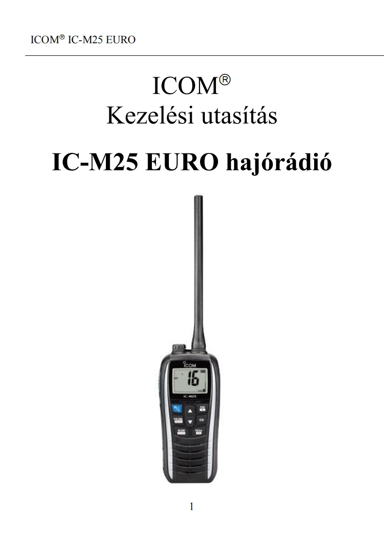 Icom_IC-M25_EURO_manual操作说明书手册_hu