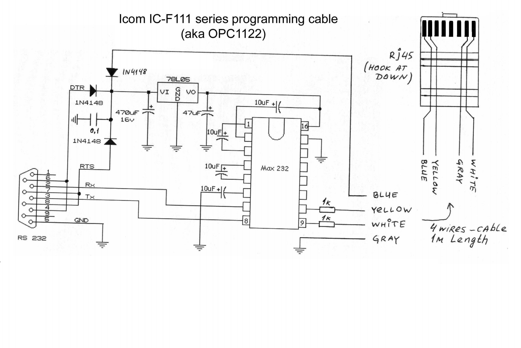 Icom_OPC-1122_参考电器原理图-找手册网