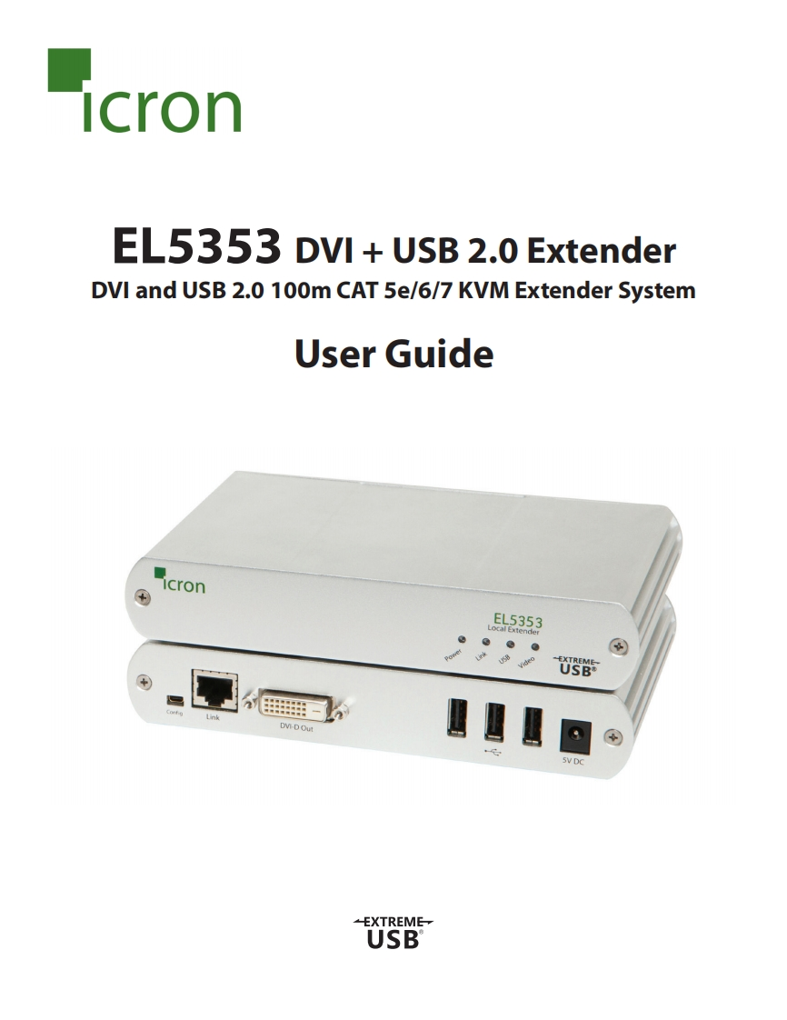 Icron-EL5353-操作说明书手册