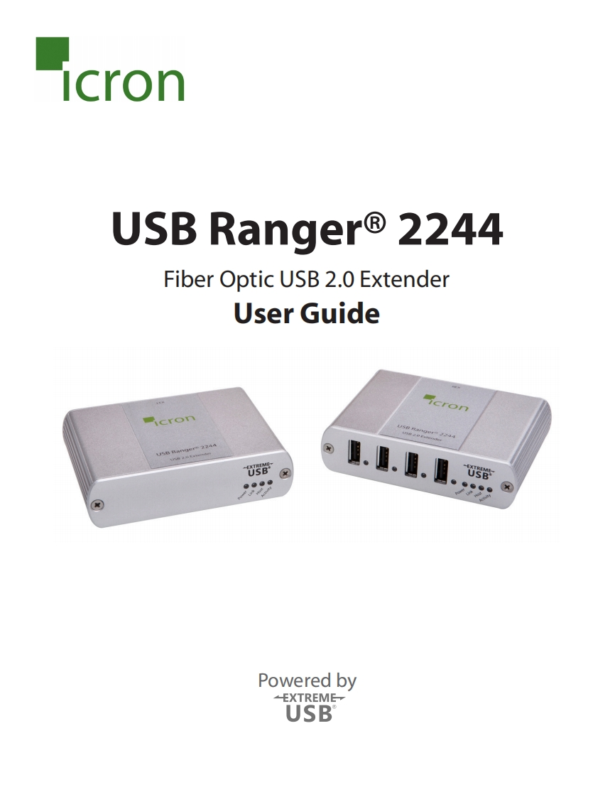 Icron-USB-Ranger-2244-操作说明书手册