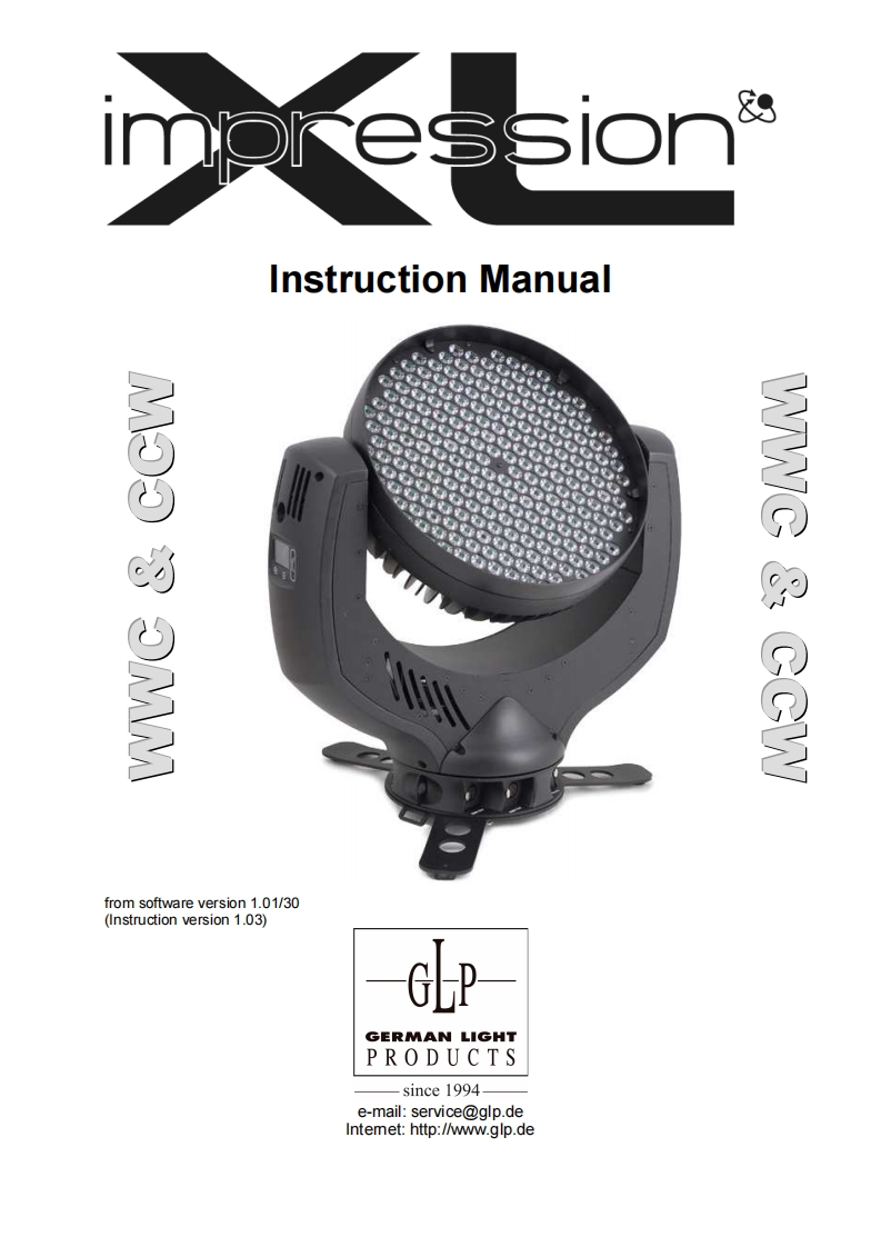 ImpressionXL-WWC-CCW-使用说明书手册-V1.3-EN
