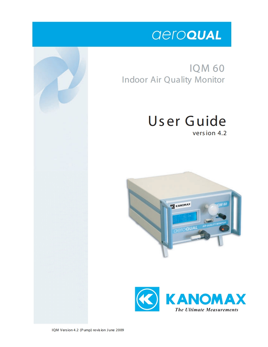 Indoor-Air-Quality-Monitor-Model-IQM60_使用说明书手册