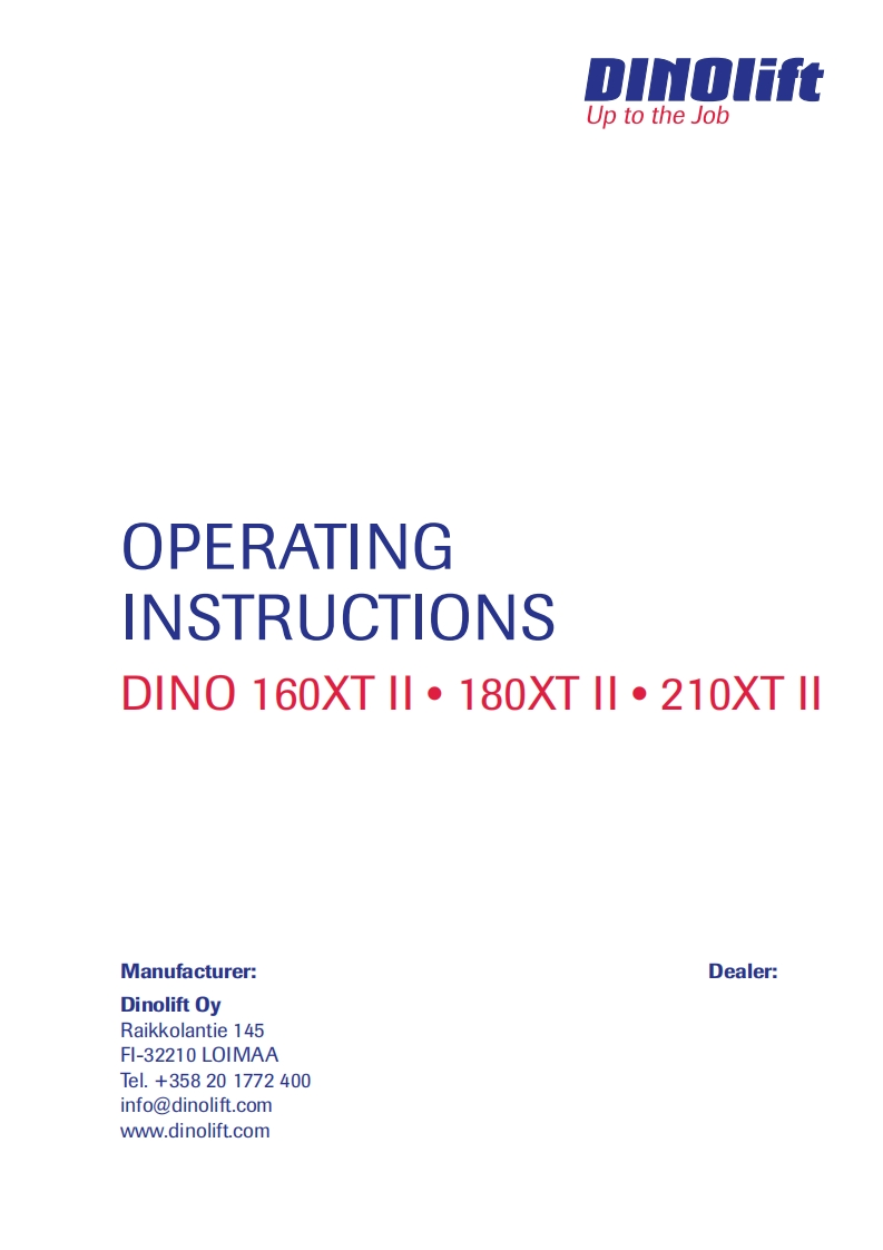 Instruction_Manual_Dino_180XT_II操作与维修手册