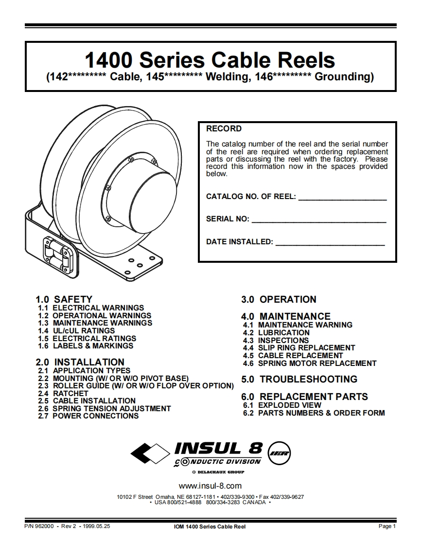 Insul-1400-Reel-User-Manual操作说明书手册新质力文库 - 聚焦新质生产力发展的数字化知识库_行业洞察 / 理论成果 / 实践指南免费下载新质力文库