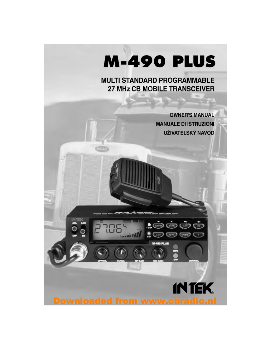 Intek_M490_Plus_DE操作说明书手册