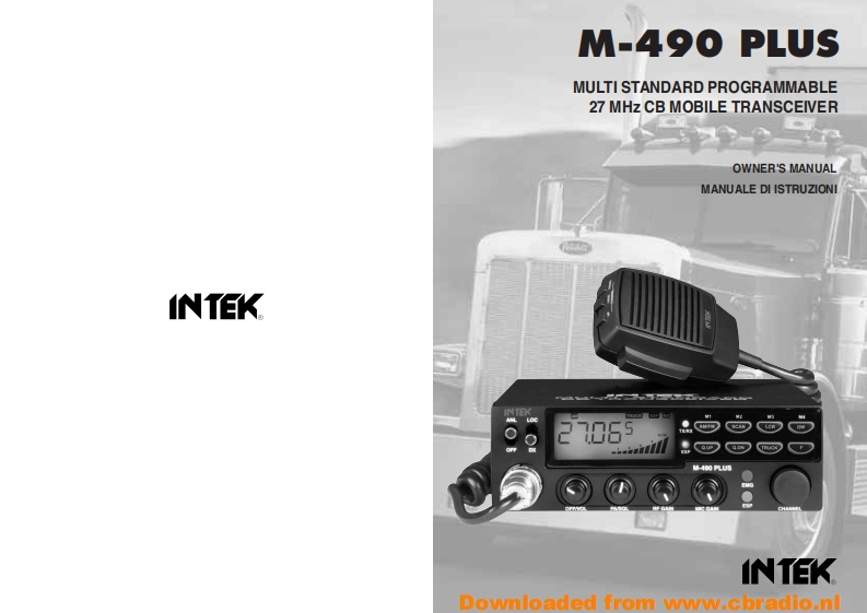Intek_M490_Plus_ENG操作说明书手册