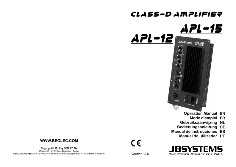 JB201001_APL-12-15_使用说明书手册