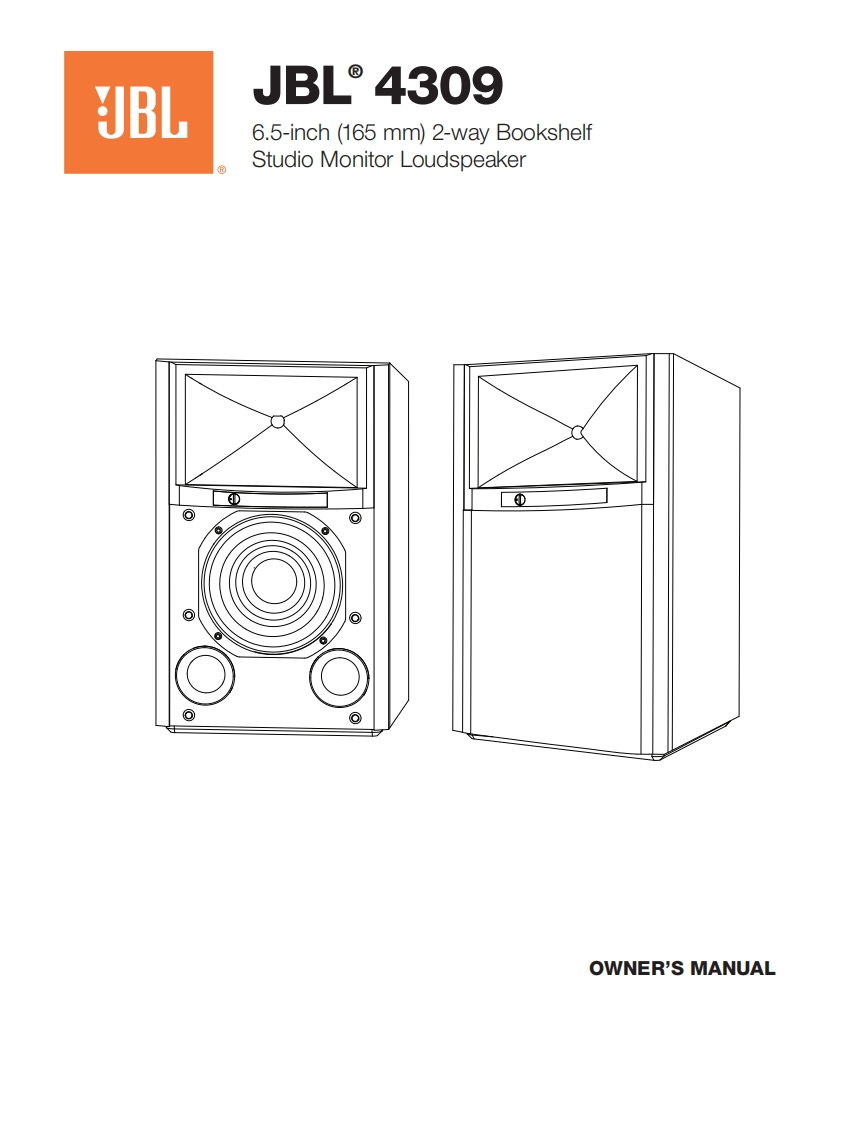 JBL4309_使用操作说明书手册Y使用操作说明书手册SP4309_使用操作说明书手册_Multilingual