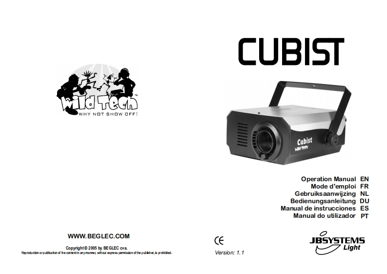JB_Cubist_使用说明书手册