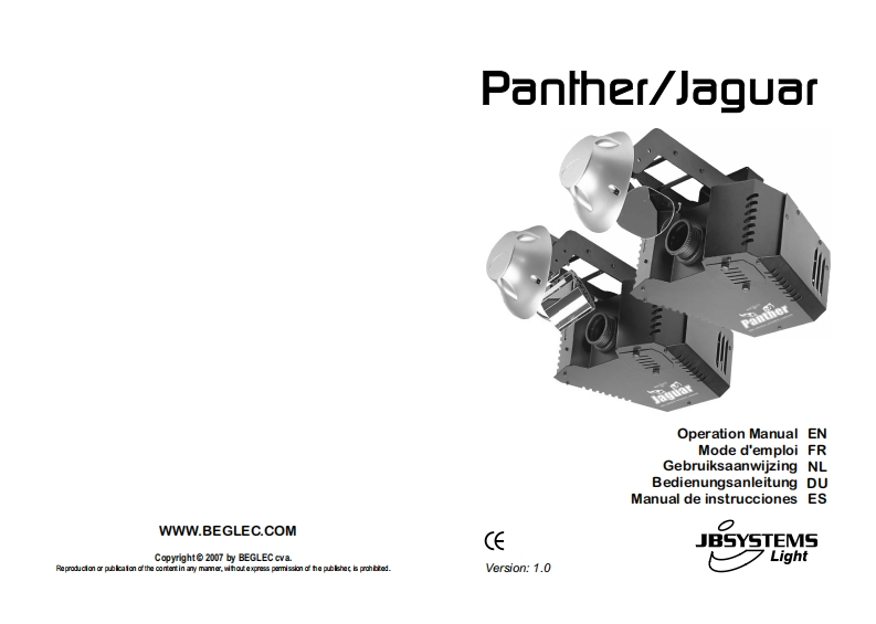 JB_Jaguar_使用说明书手册