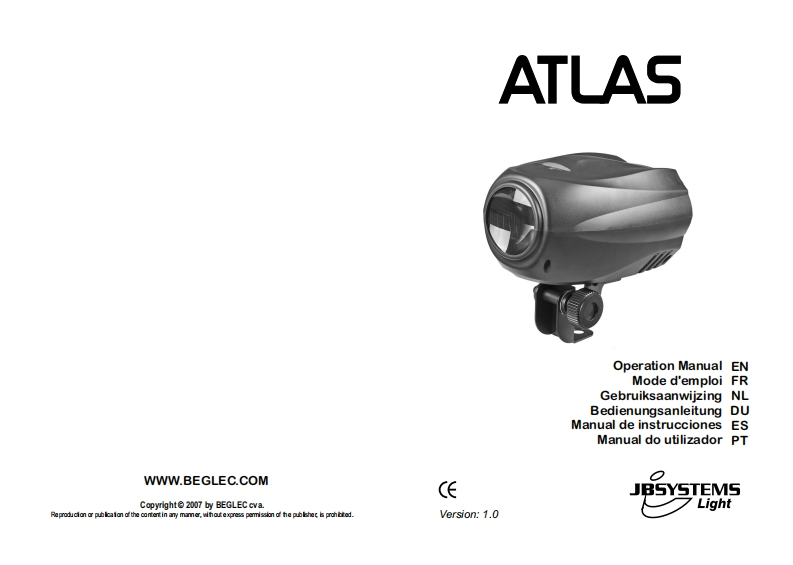 JB_LED_Atlas_使用说明书手册
