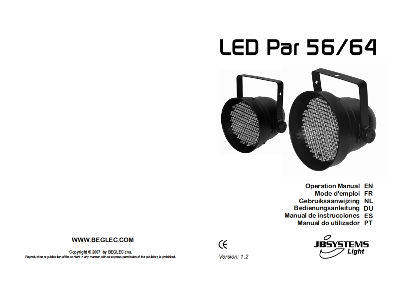 JB_LED_PAR56_使用说明书手册(1)