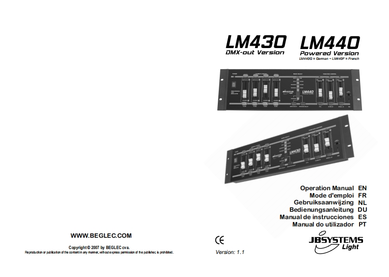 JB_LM440_使用说明书手册