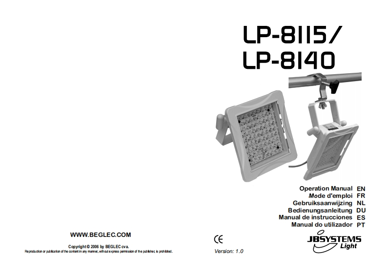 JB_LP8115_LED_使用说明书手册
