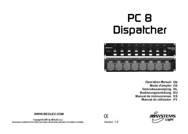 JB_PowerCenter_PC_8G_使用说明书手册