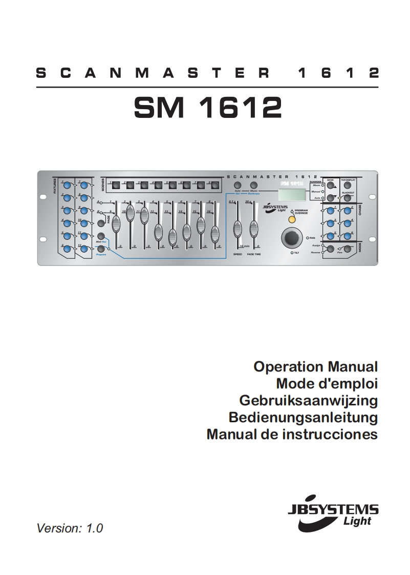 JB_SCANMASTER_SM1612_使用说明书手册