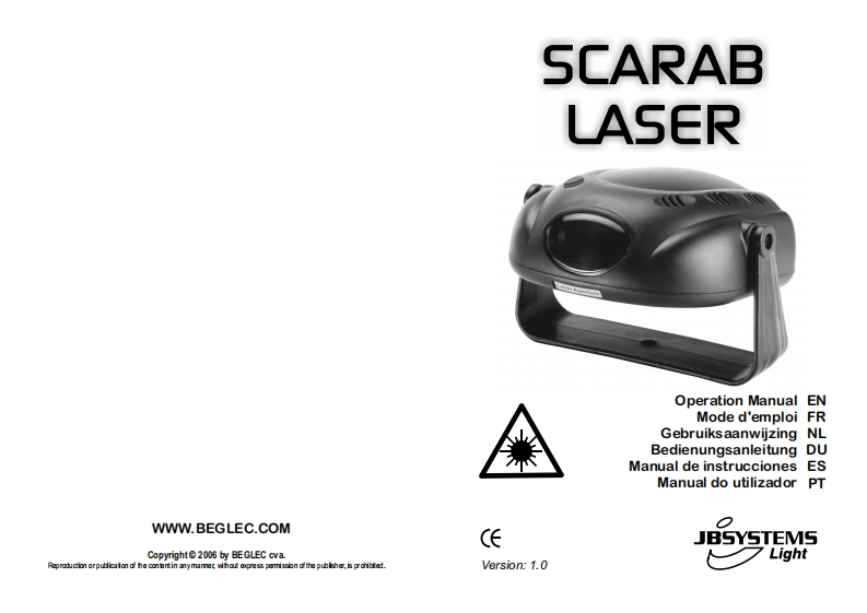 JB_ScarabLaser_使用说明书手册