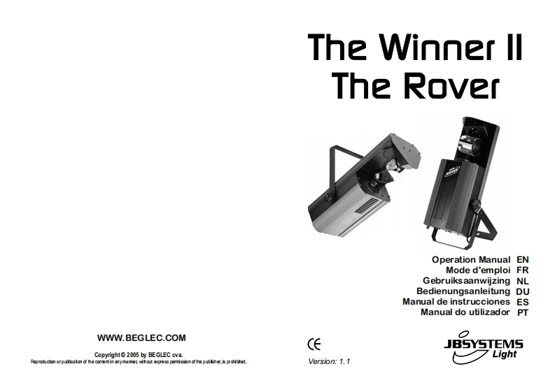 JB_TheWinner_使用说明书手册