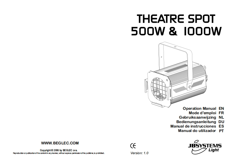 JB_Theatre_Spot_使用说明书手册